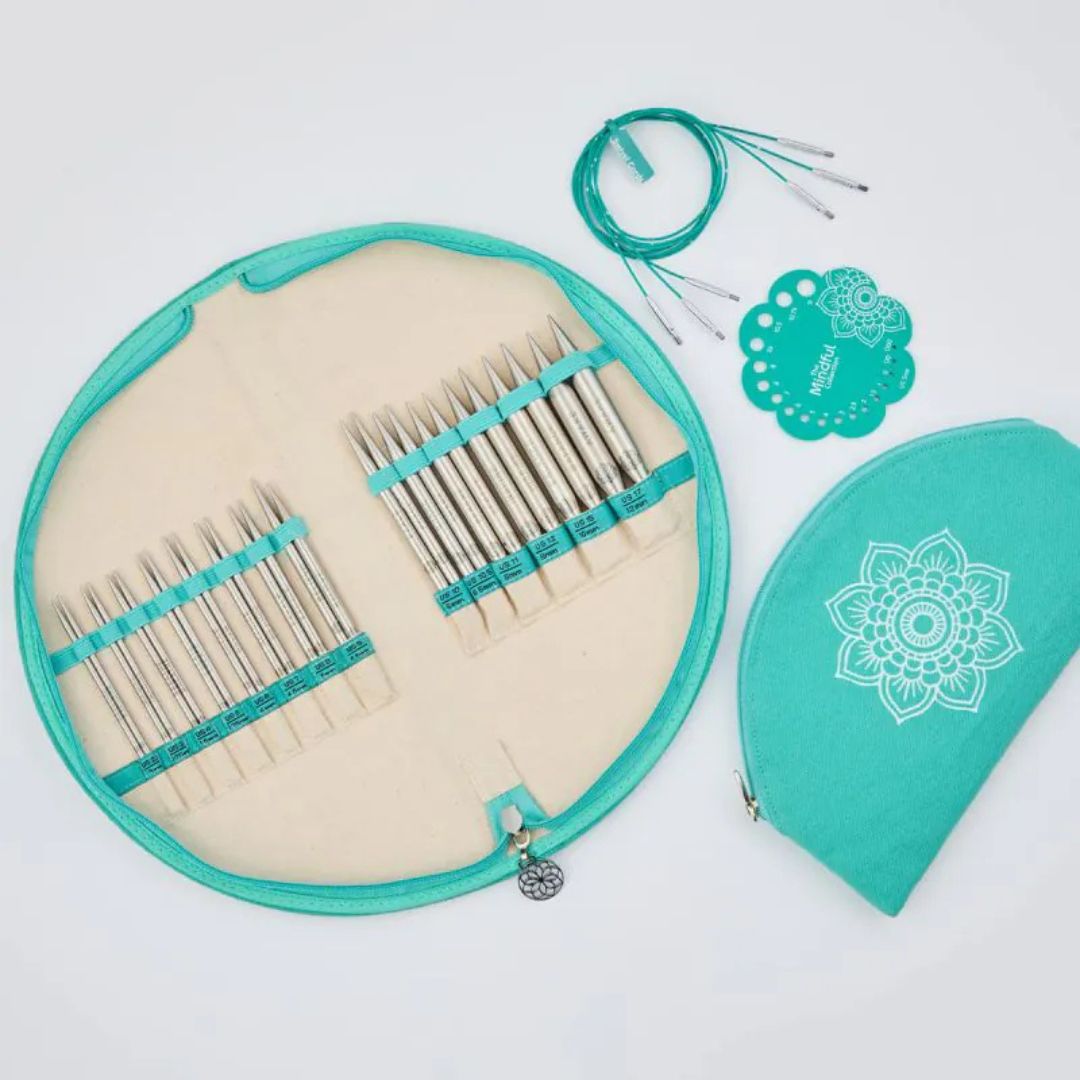 KnitPro The Mindful Collection Affection Normal Interchangeable Circular Knitting Needles Set (13cm)