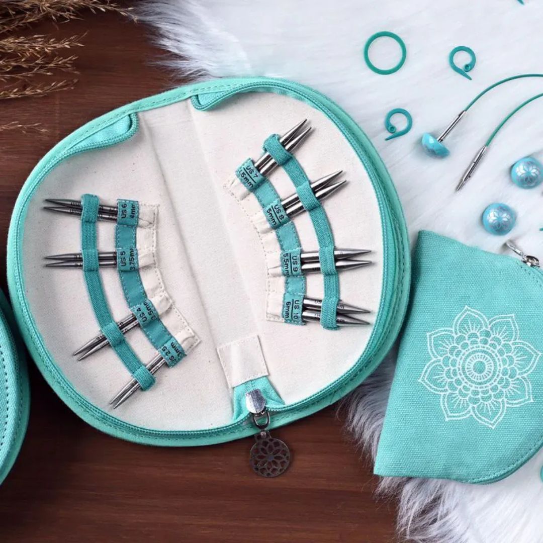 KnitPro The Mindful Collection Generosity Mini Interchangeable Circular Knitting Needles Set (5cm)