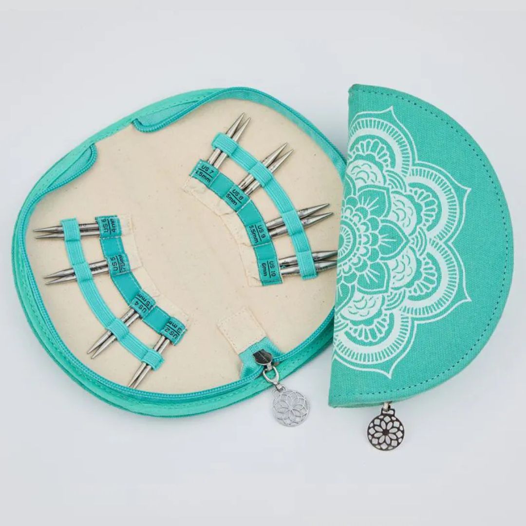 KnitPro The Mindful Collection Generosity Mini Interchangeable Circular Knitting Needles Set (5cm)