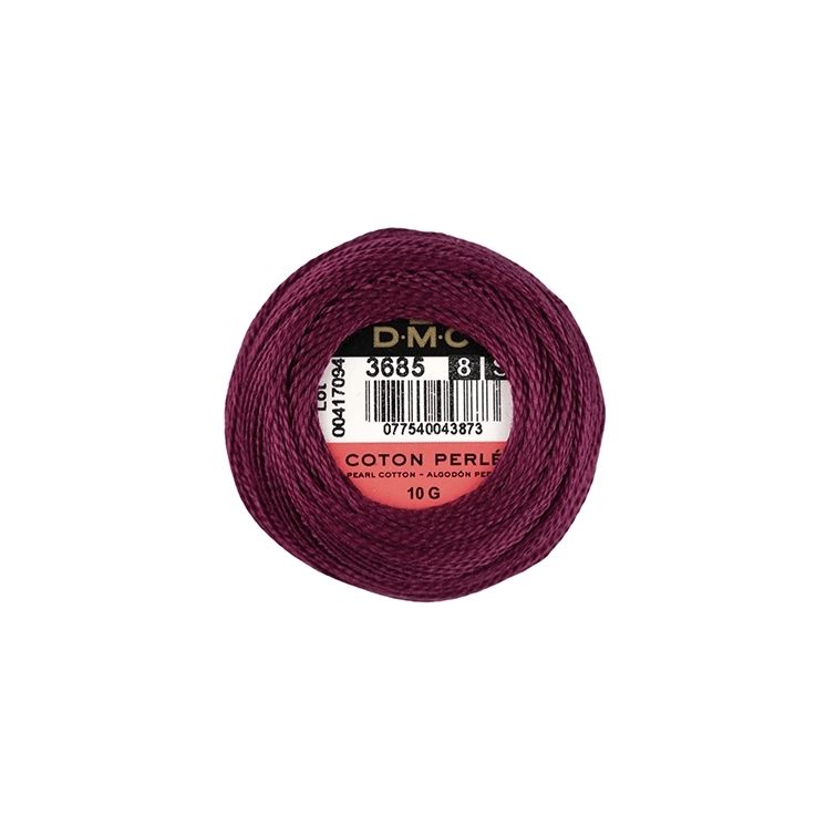 DMC Coton Perlé 8 Embroidery Thread (3685)