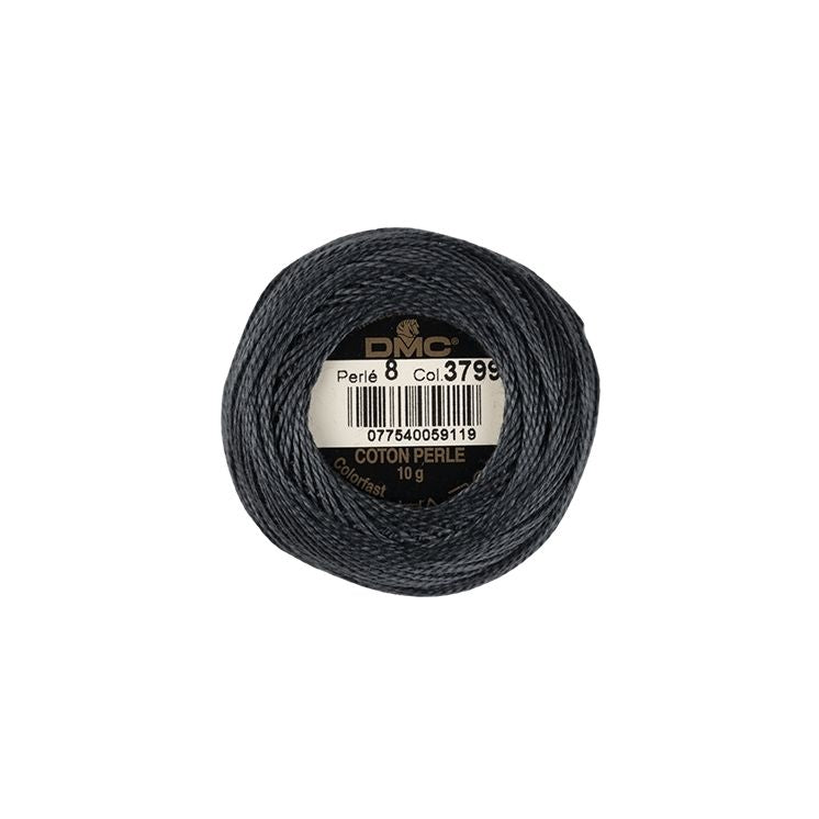DMC Coton Perlé 8 Embroidery Thread (3799)