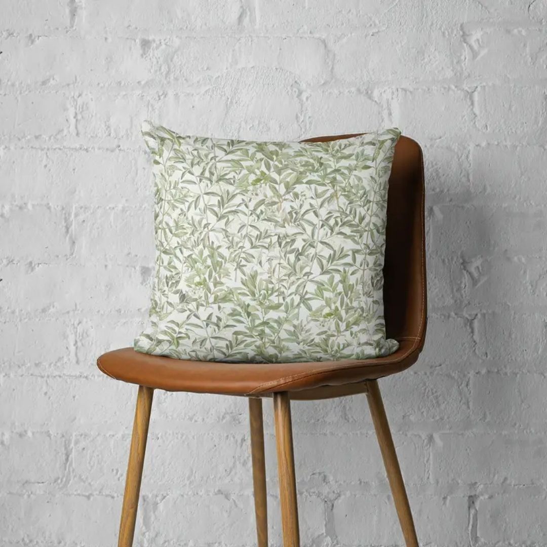 Handmayk Multi-Purpose Polyester Fabric (Pre-Cut) - Floral Collection (Fresh Green)