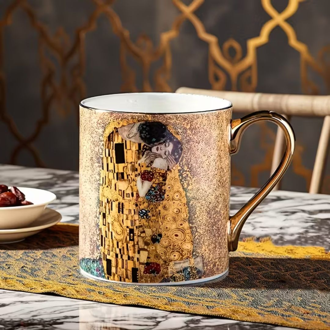 Handmayk Bone China Mug (The Kiss)