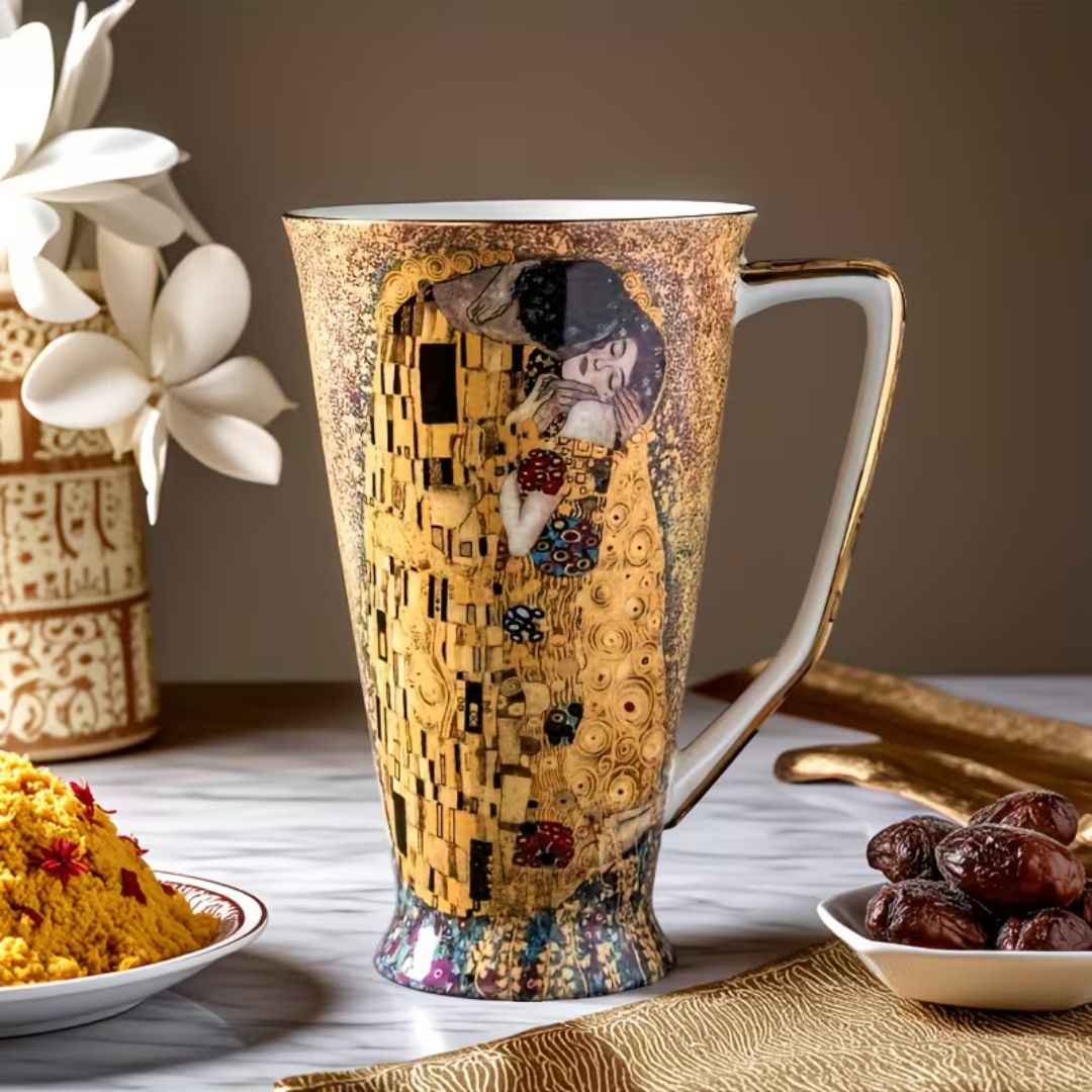 Handmayk Bone China Tumbler (The Kiss)