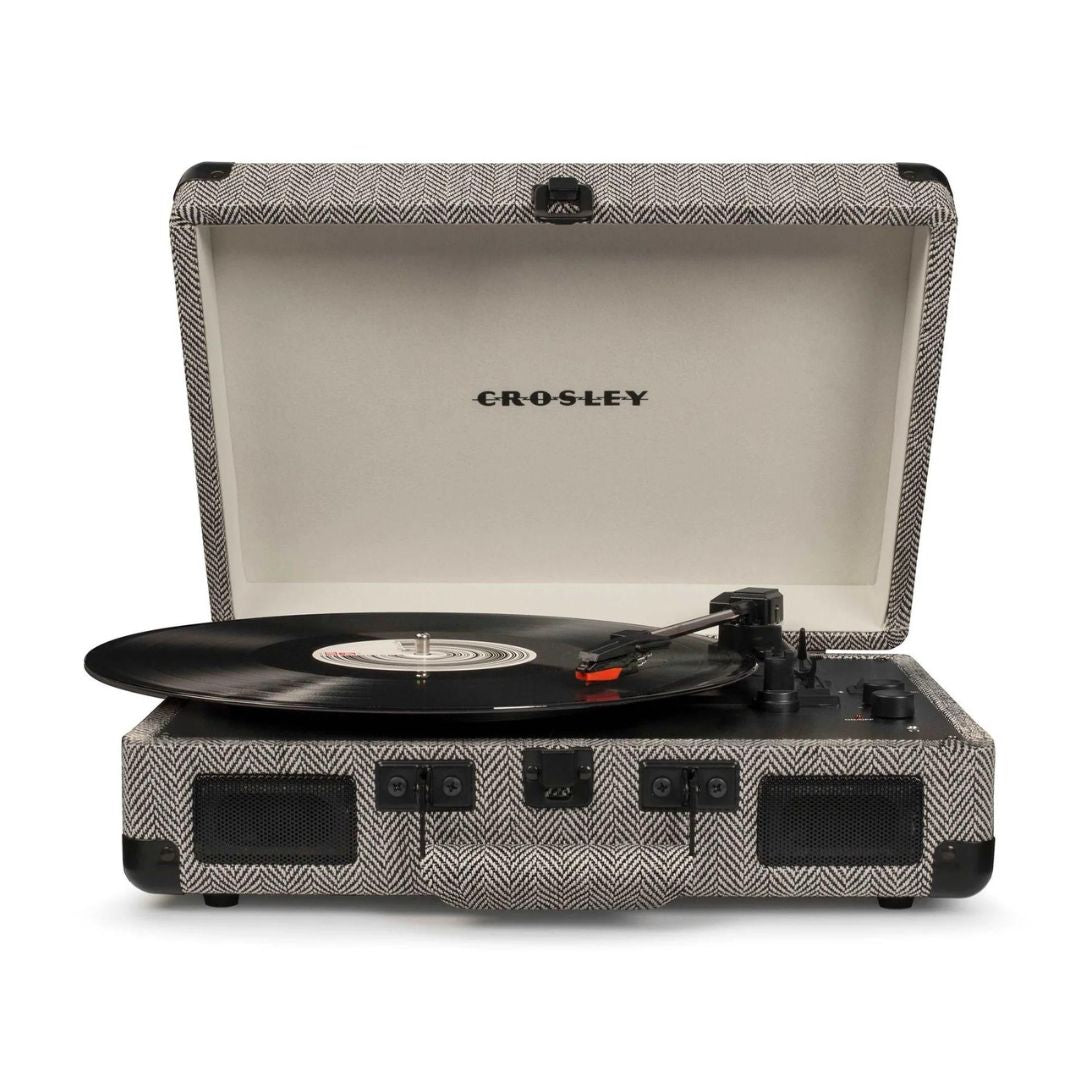 Crosley Cruiser Deluxe Record Player shops + Record Crate