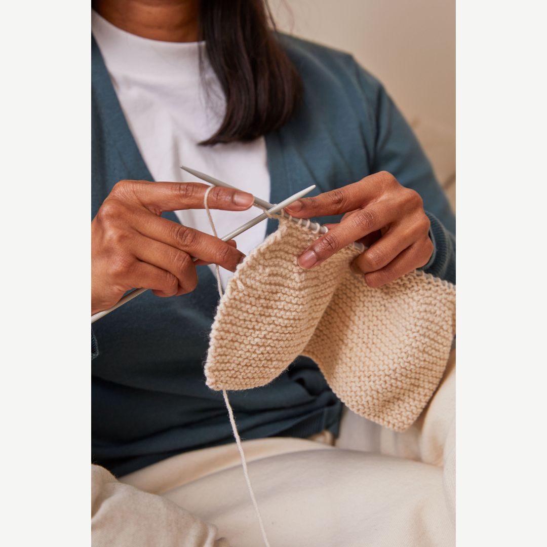 DMC Knitting Kit - Gift of Stitch (Teddy Hat & Booties)