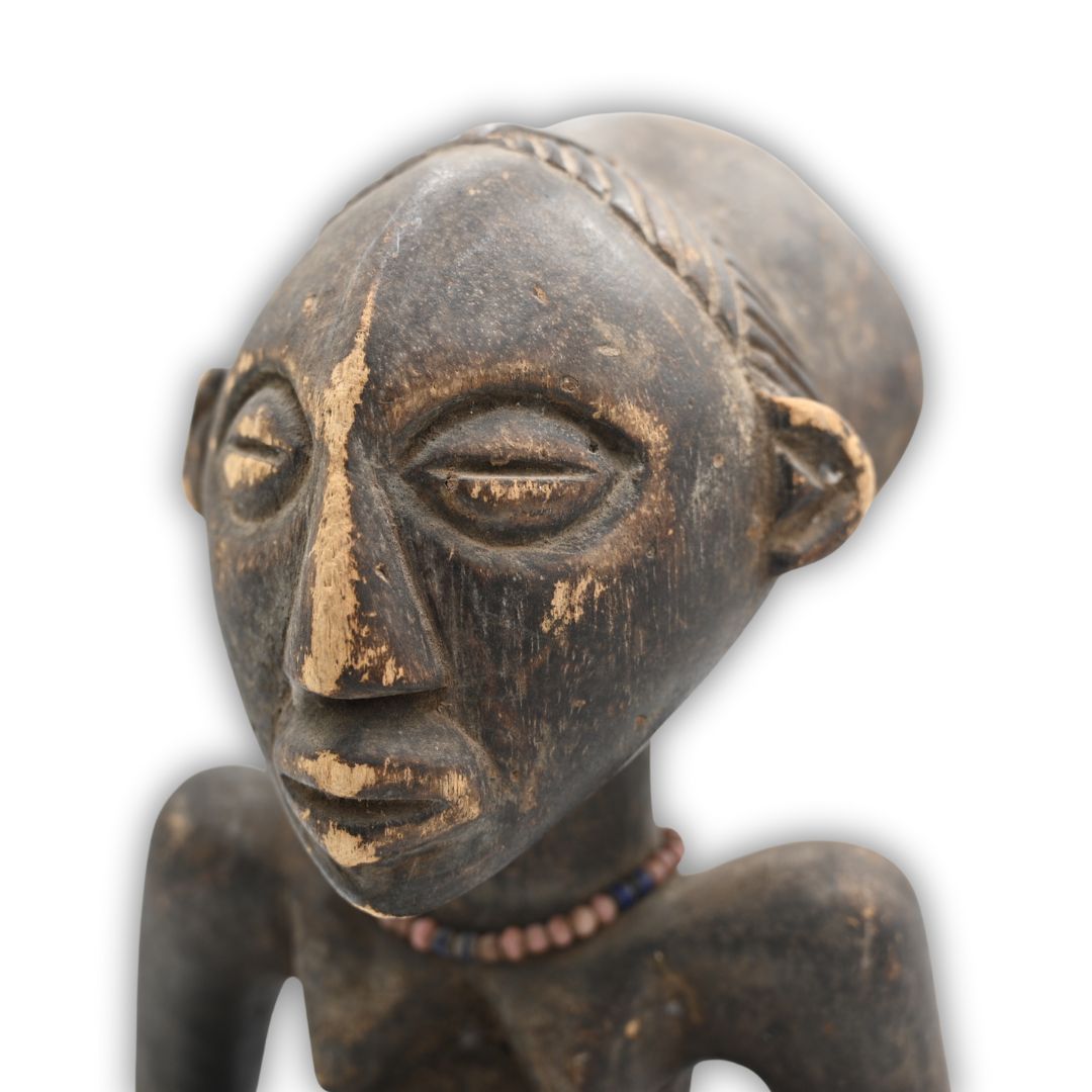 African Tribal Wooden Offering Figure