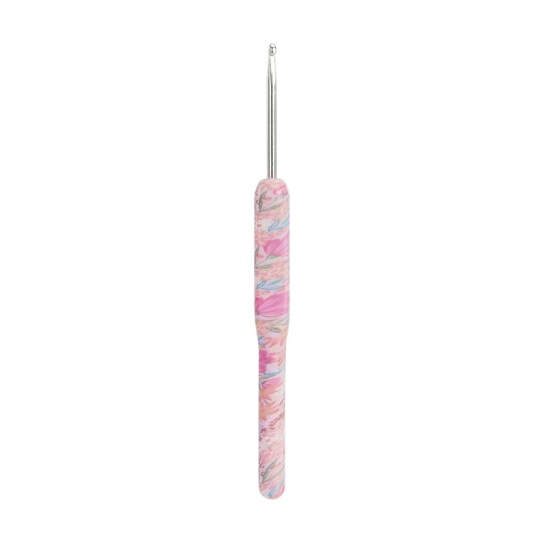 Handmayk Patterned Pink Crochet Hook (3mm)