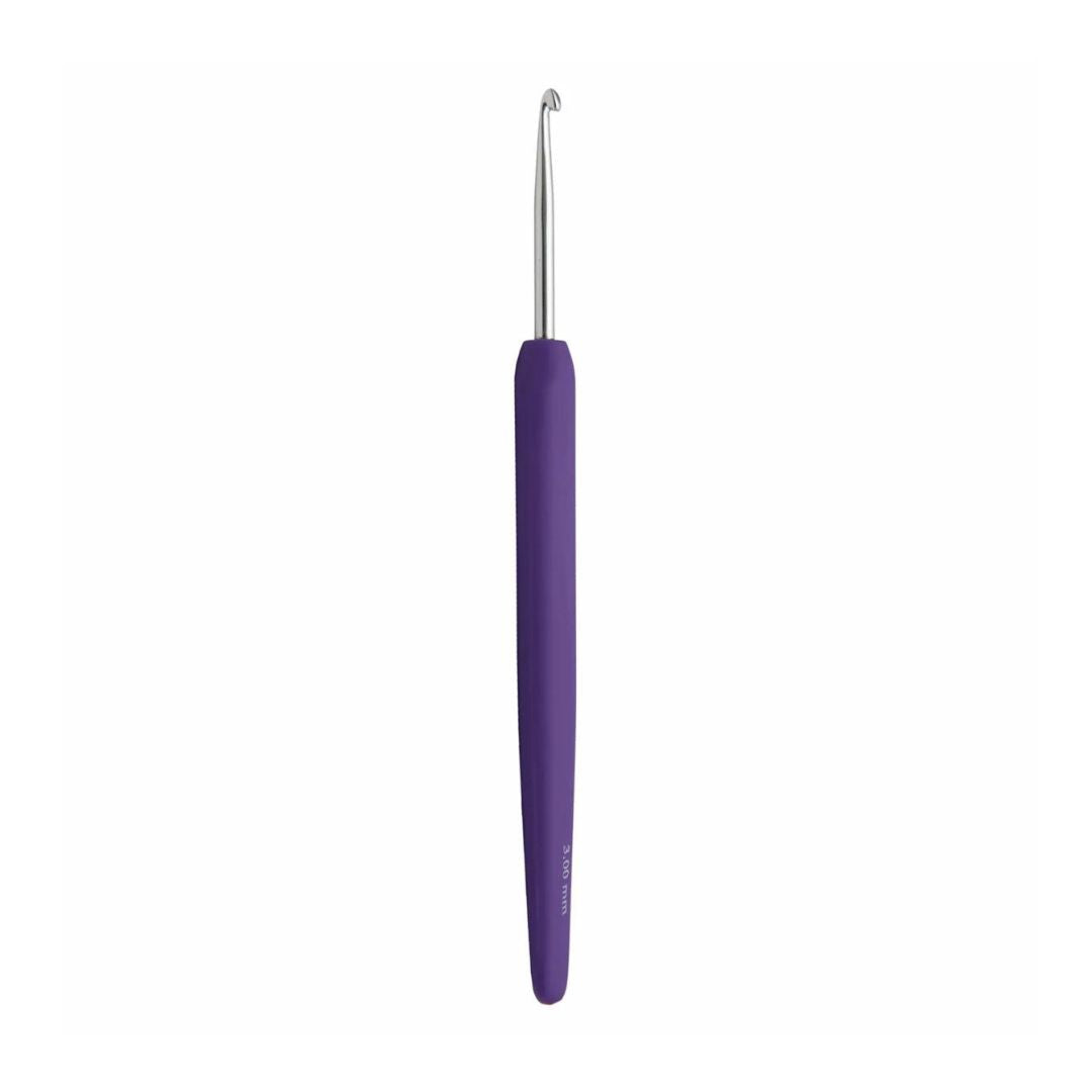 KnitPro Silicone Handle Crochet Hook (3mm)