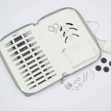 KnitPro Karbonz Regal Interchangeable Circular Knitting Needles Set (13cm)