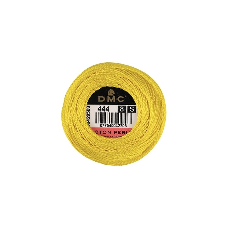 DMC Coton Perlé 8 Embroidery Thread (444)