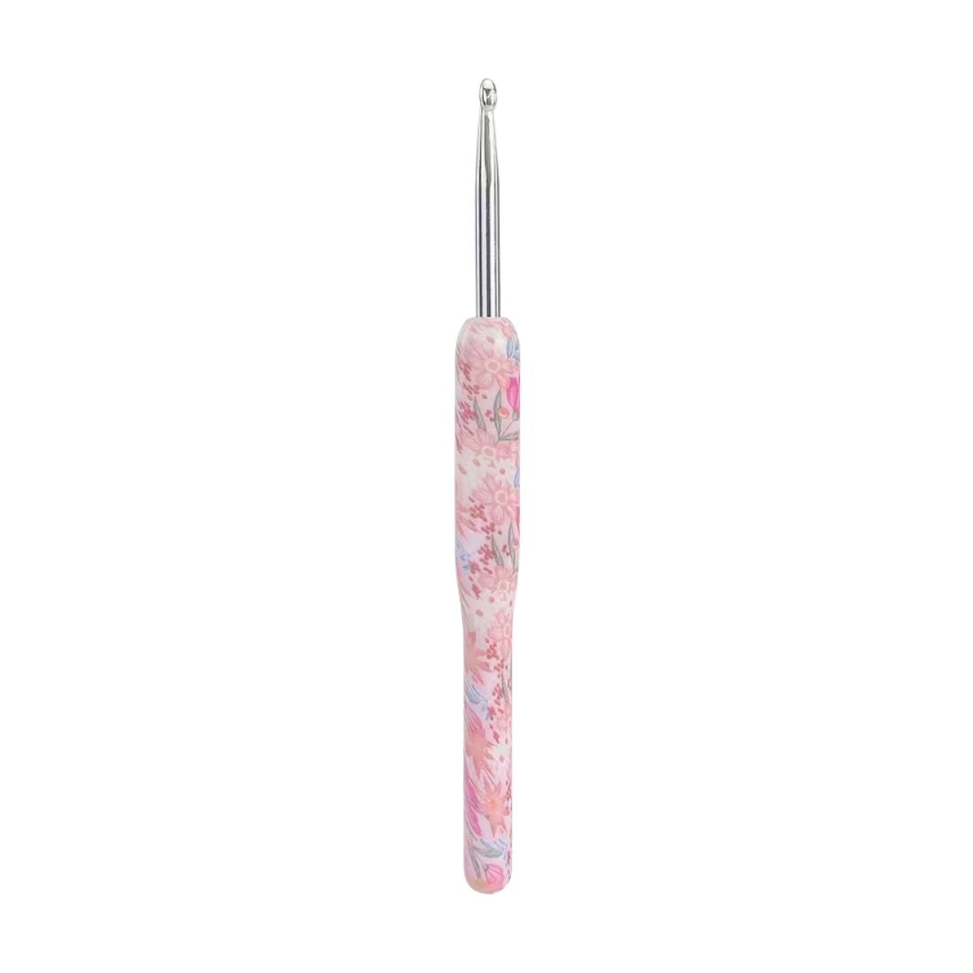 Handmayk Patterned Pink Crochet Hook (4.5mm)