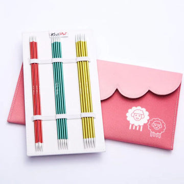 KnitPro Zing Starter Double Point Knitting Needles Set (20cm)