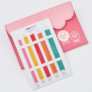KnitPro Zing Deluxe Double Point Knitting Needles Set (15cm)