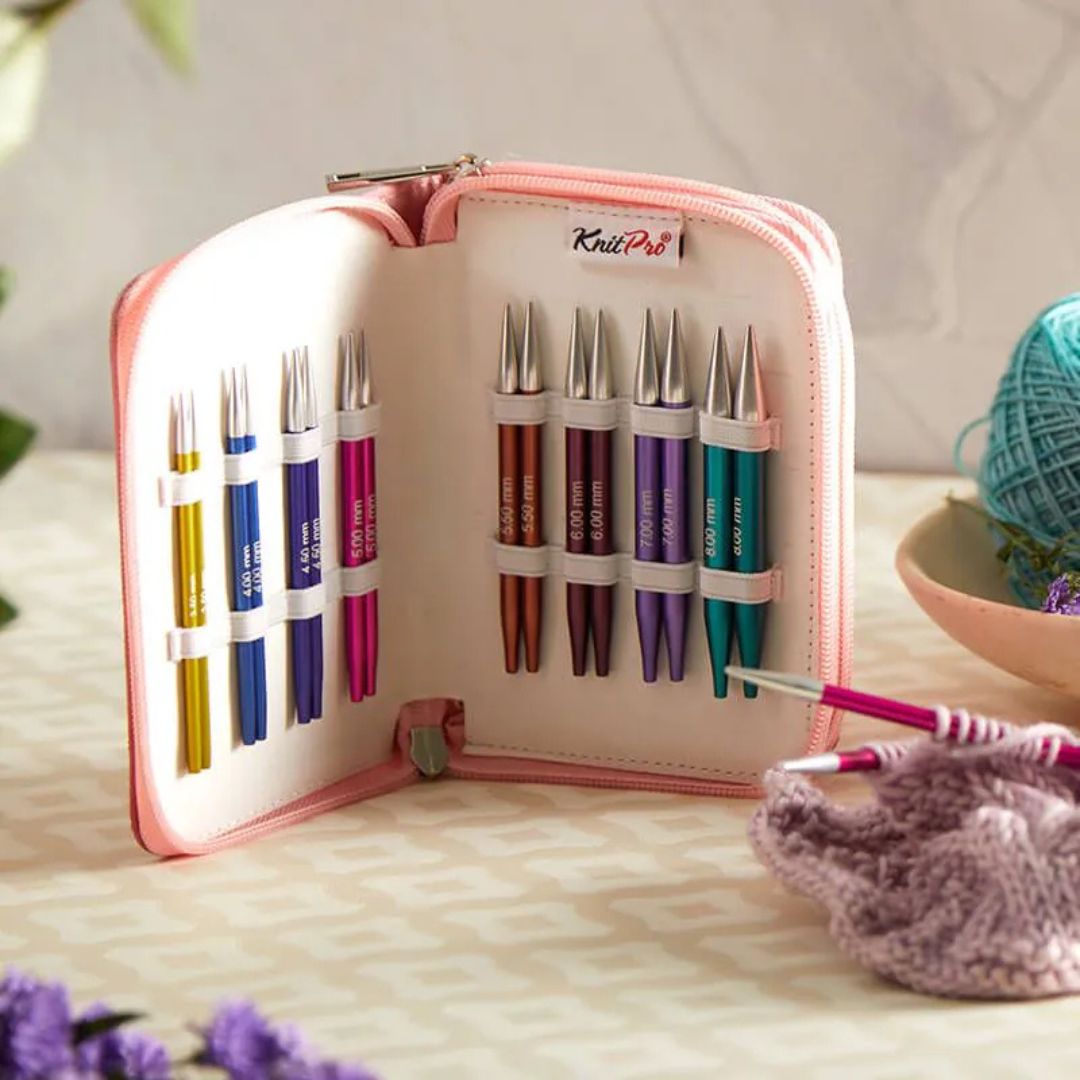 KnitPro Zing Special Deluxe Interchangeable Circular Knitting Needles Set (10cm)