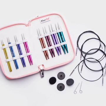 KnitPro Zing Special Deluxe Interchangeable Circular Knitting Needles Set (10cm)