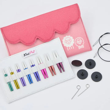 KnitPro Zing Mini Interchangeable Circular Knitting Needles Set (5cm)