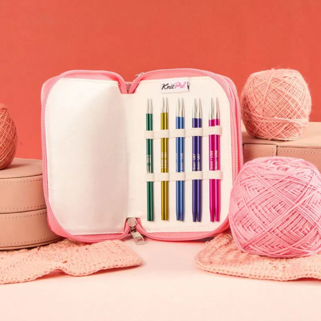 KnitPro Zing Normal Starter Interchangeable Circular Knitting Needles Set (13cm)
