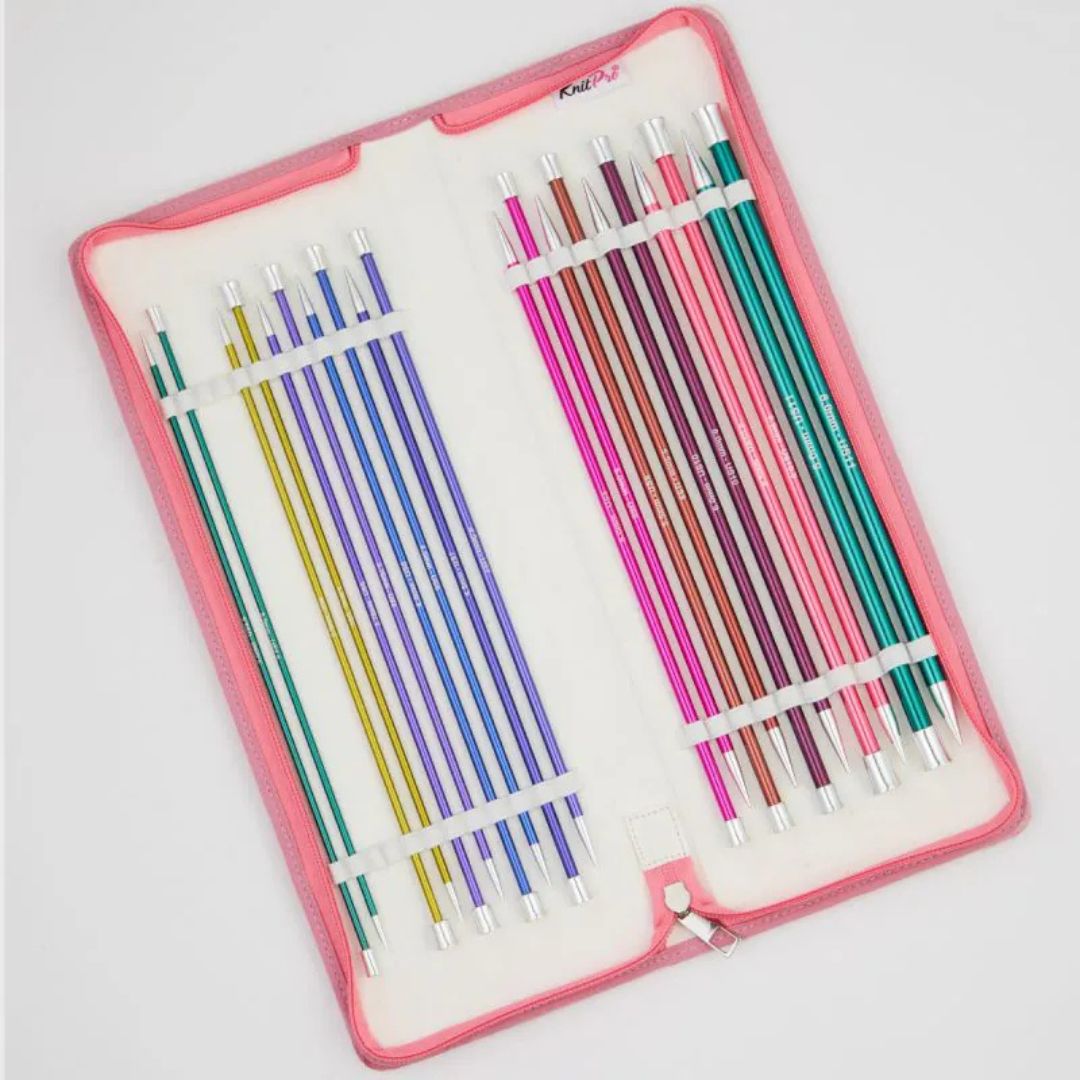 KnitPro Zing Grande Single Point Knitting Needles Set (25cm)