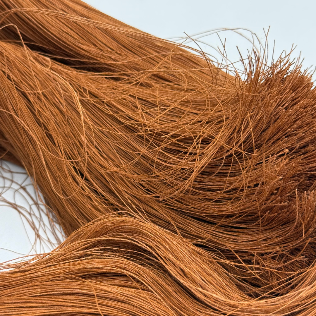 Handmayk Untwisted Waxed String for Textile Art (Terra Cotta)