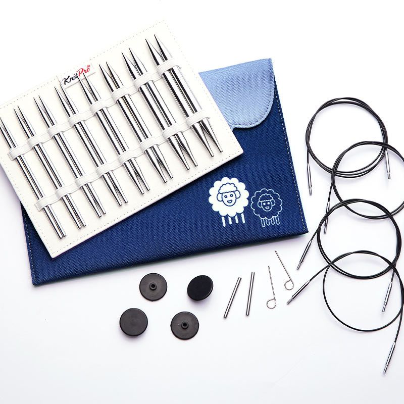 KnitPro Nova Interchangeable Circular Knitting Needles Set (13cm)