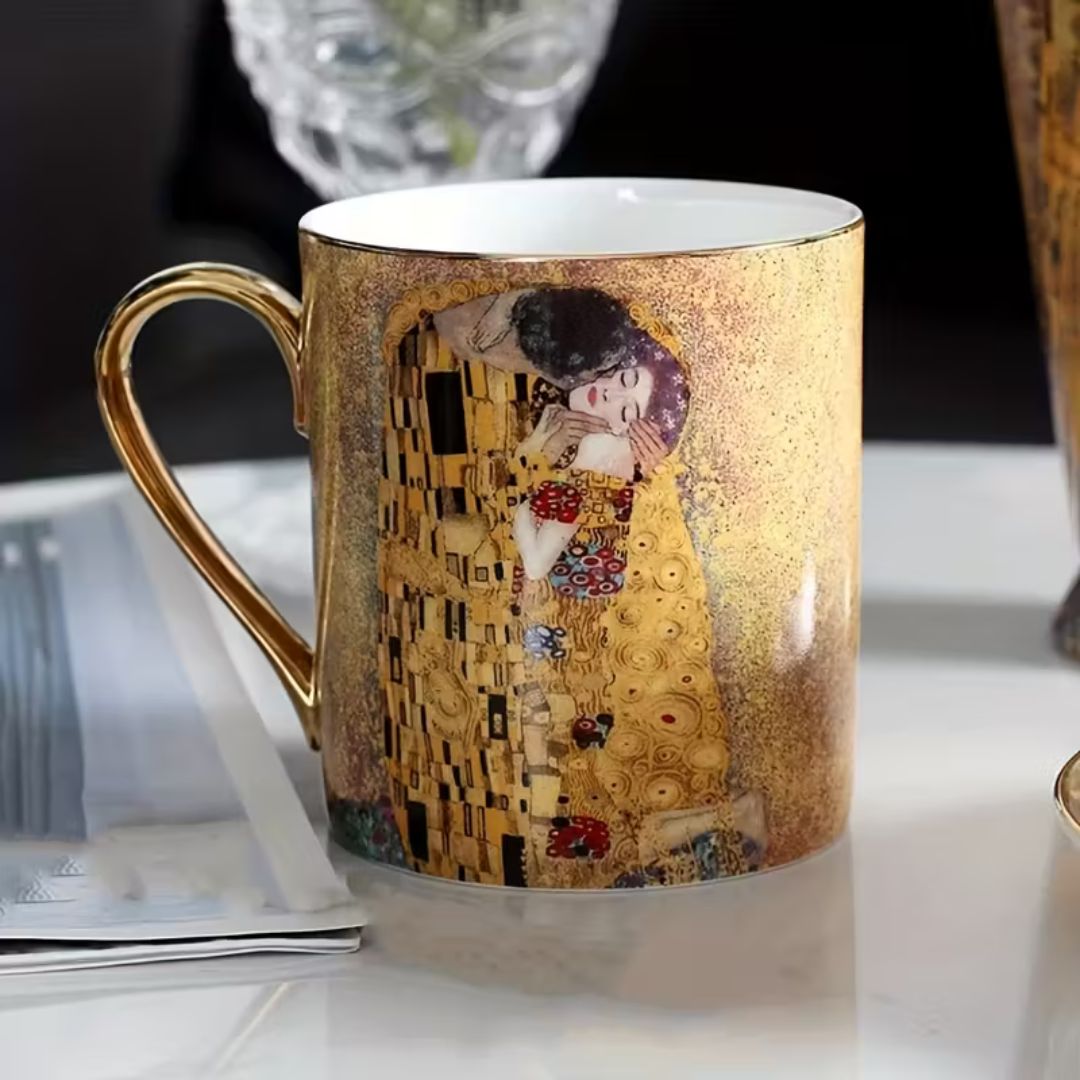 Handmayk Bone China Mug (The Kiss)