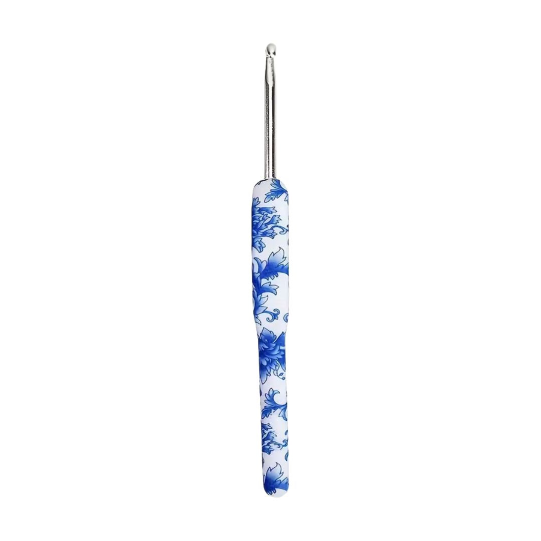 Handmayk Patterned Blue Crochet Hook (4mm)