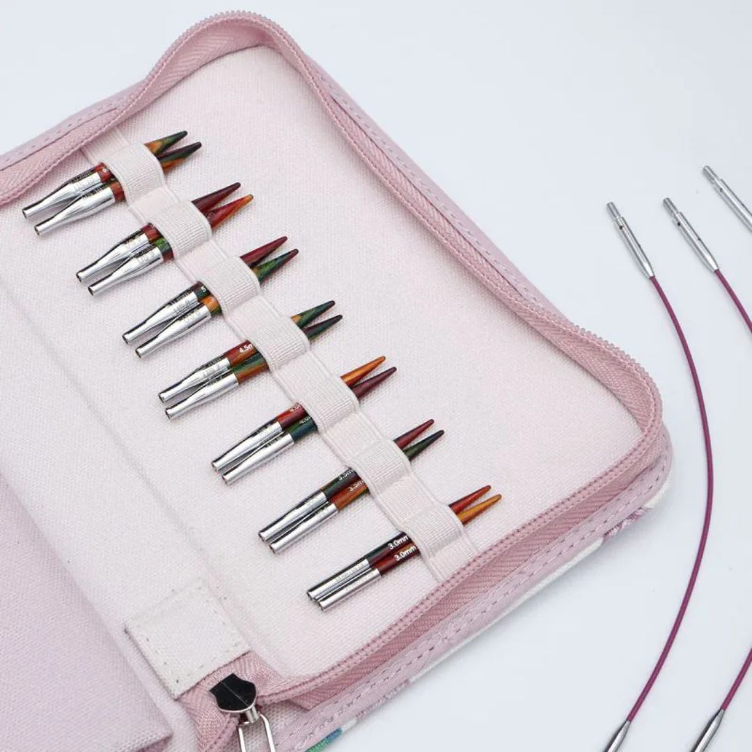 KnitPro Symfonie 2 Mini Interchangeable Circular Knitting Needles Set (5cm)