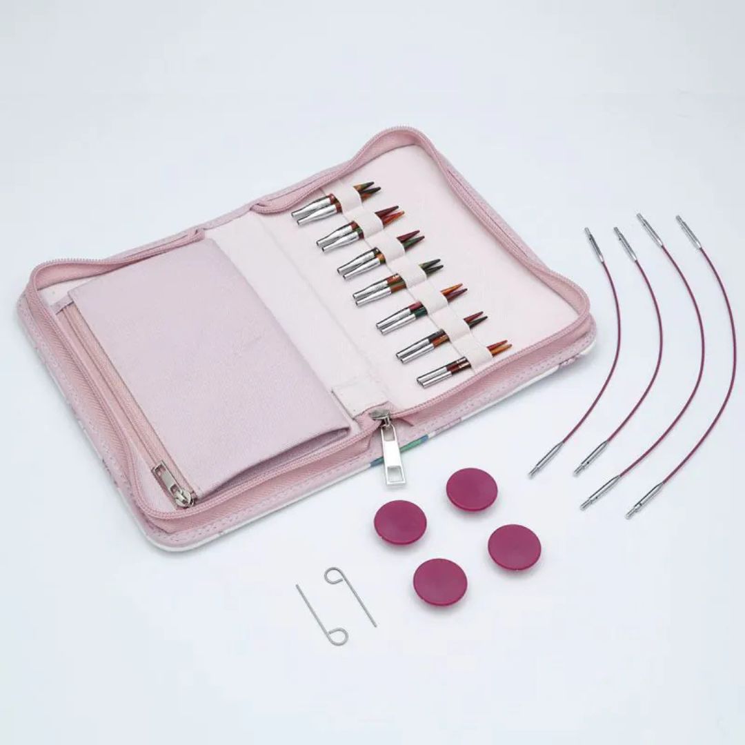 KnitPro Symfonie 2 Mini Interchangeable Circular Knitting Needles Set (5cm)