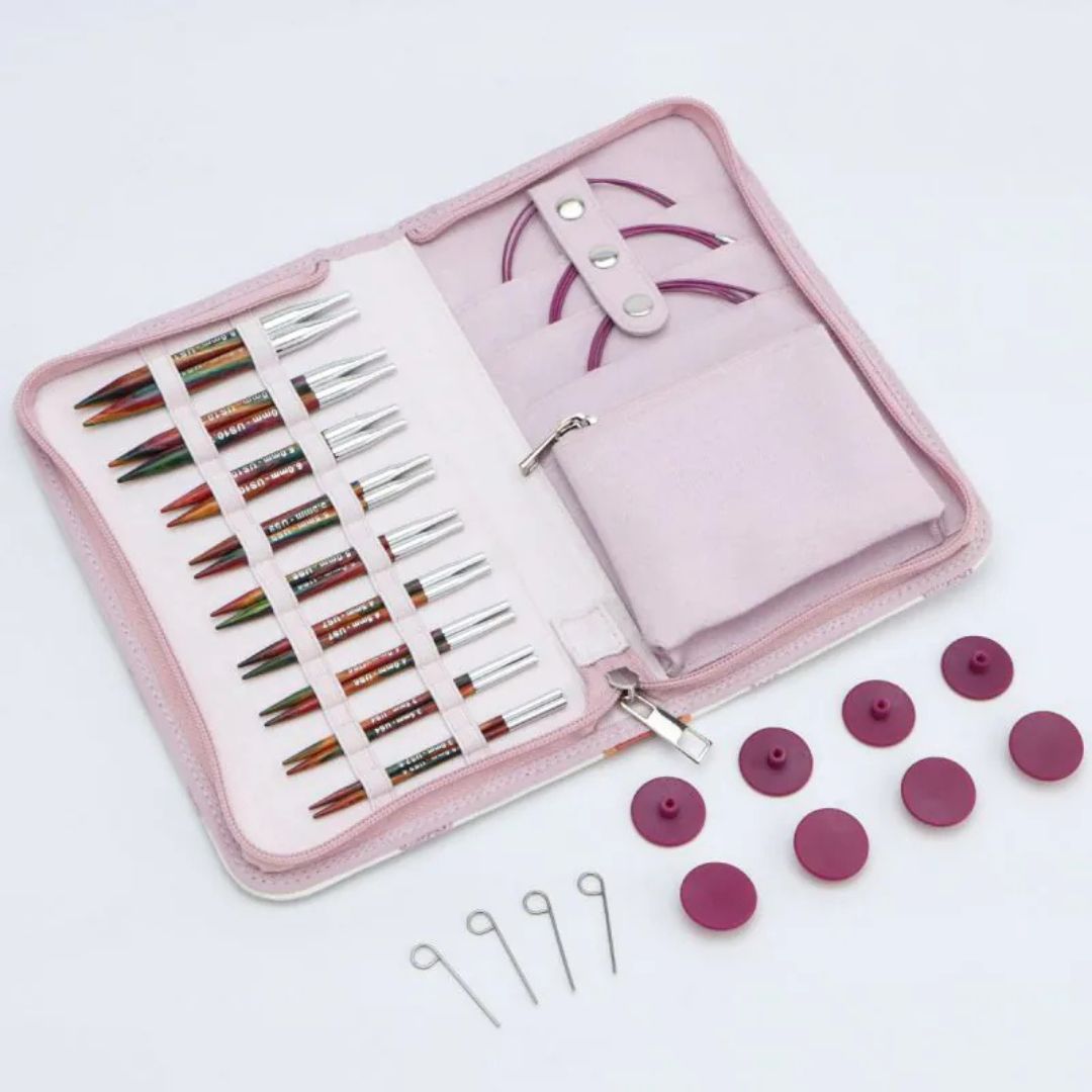 KnitPro Symfonie 2 Deluxe Special Interchangeable Circular Knitting Needles Set (10cm)