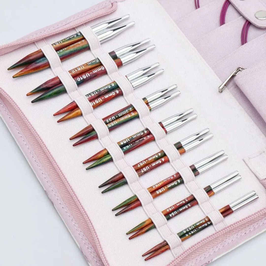 KnitPro Symfonie 2 Deluxe Special Interchangeable Circular Knitting Needles Set (10cm)