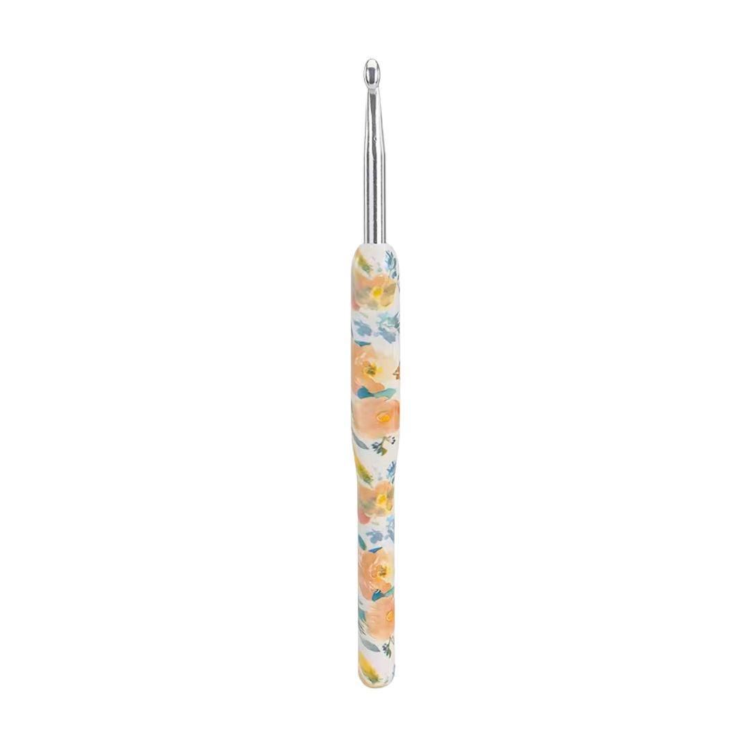 Handmayk Patterned Orange Crochet Hook (5.5mm)