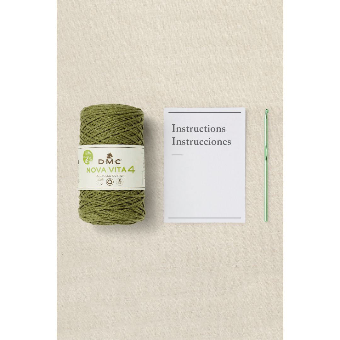 DMC Crochet Kit - Mindful Making (The Inhale Mat & Coasters)