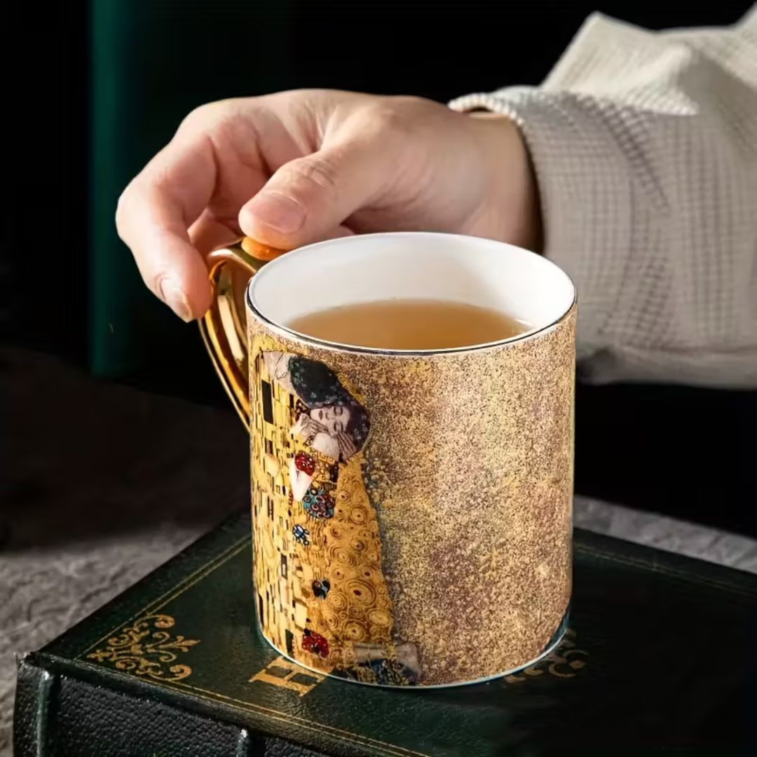 Handmayk Bone China Mug (The Kiss)