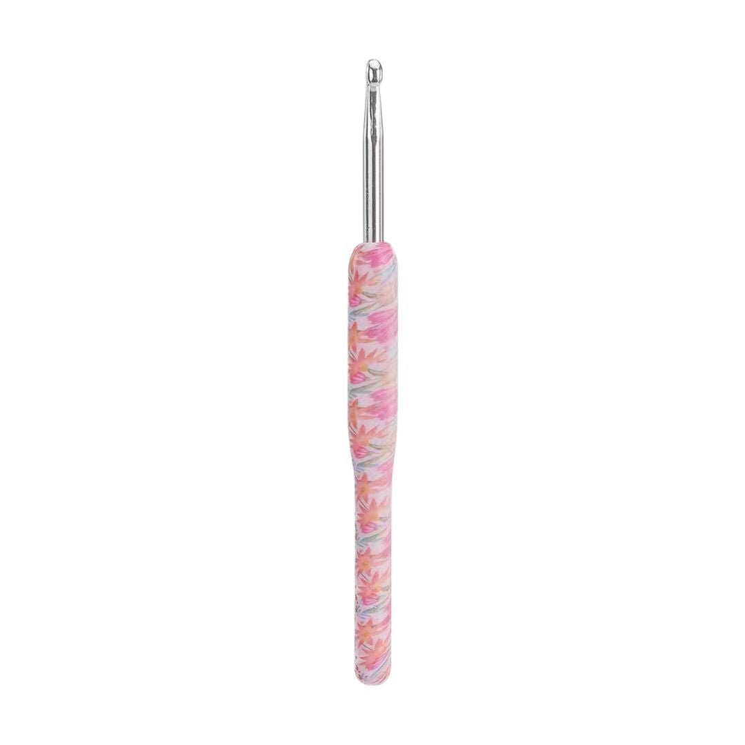 Handmayk Patterned Pink Crochet Hook (5mm)