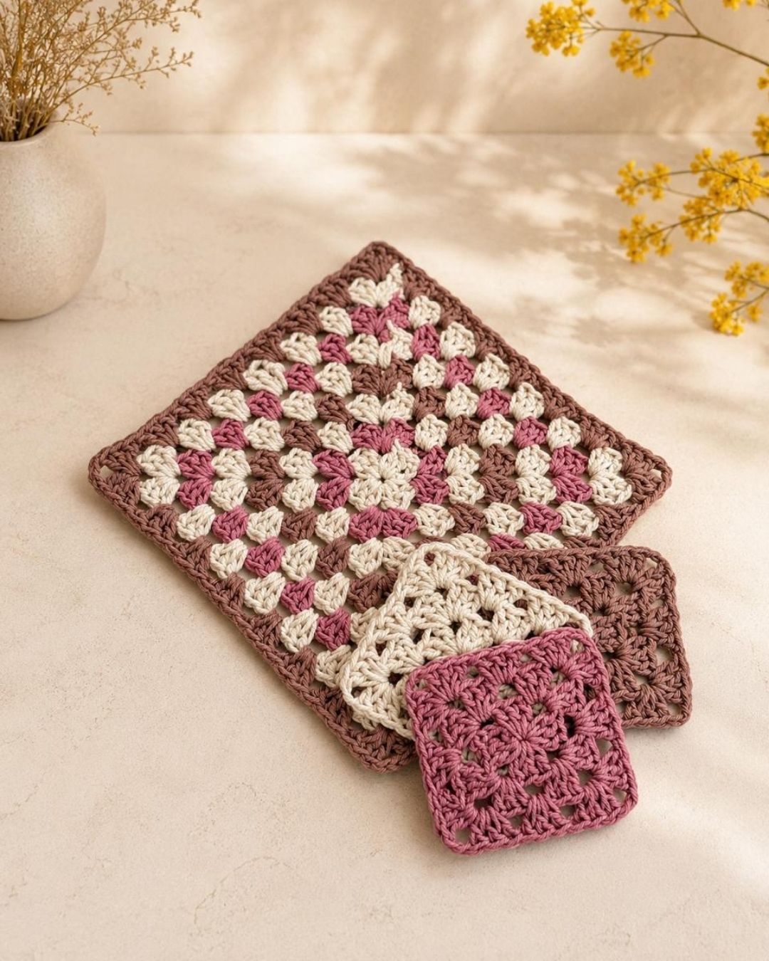 Crochet a Granny Square Pouch with Crochet Artist Marília Luz