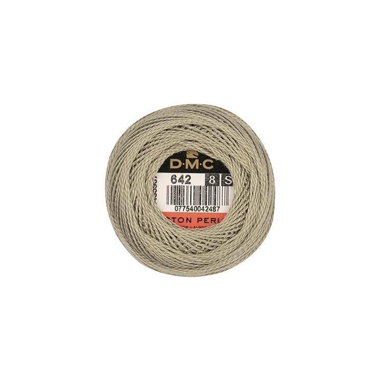 DMC Coton Perlé 8 Embroidery Thread (642)