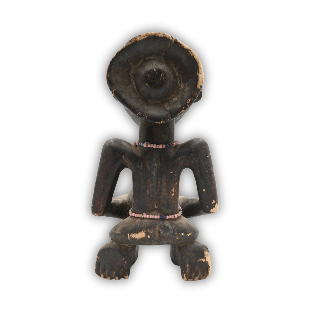 African Tribal Wooden Offering Figure