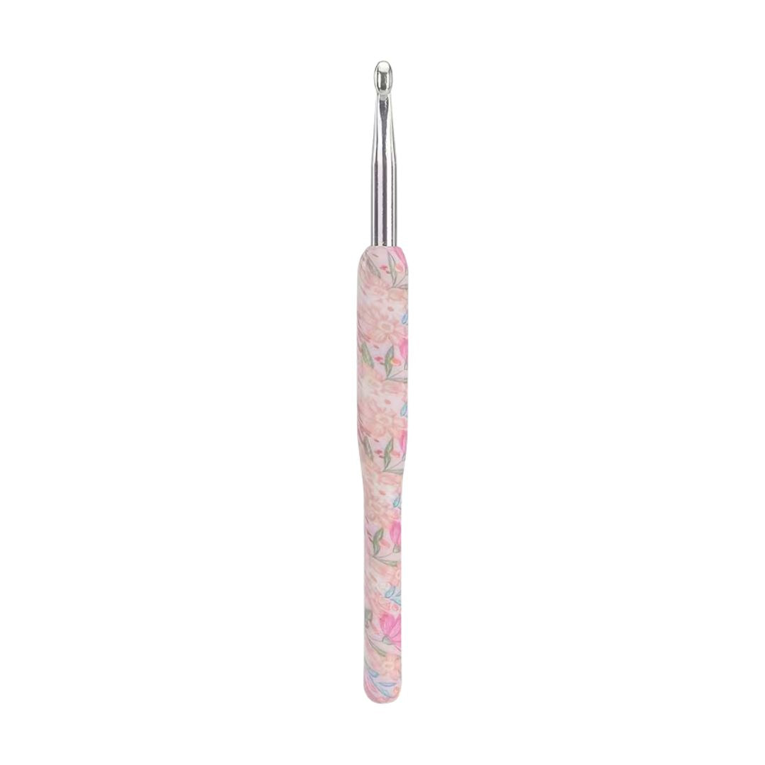 Handmayk Patterned Pink Crochet Hook (6mm)