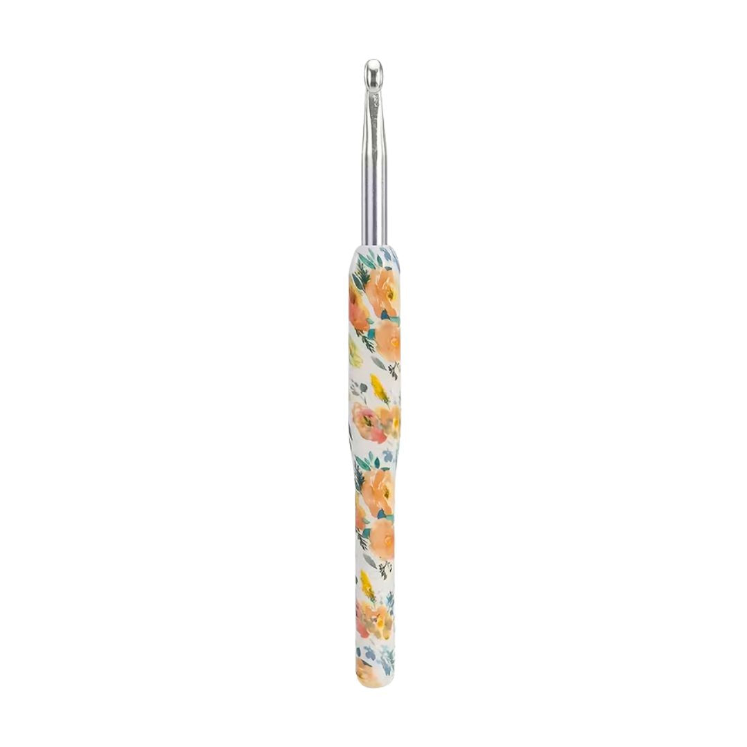 Handmayk Patterned Orange Crochet Hook (6mm)