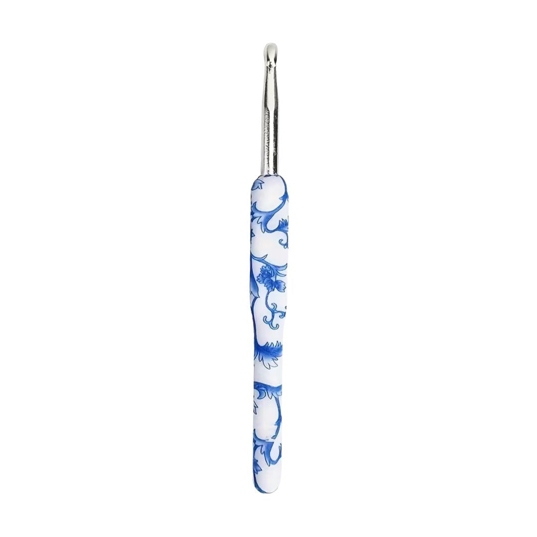 Handmayk Patterned Blue Crochet Hook (6mm)