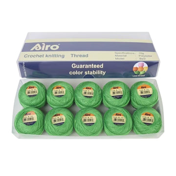 Airo Polyester Embroidery Thread Colour Pack (Pack of 10) (702)