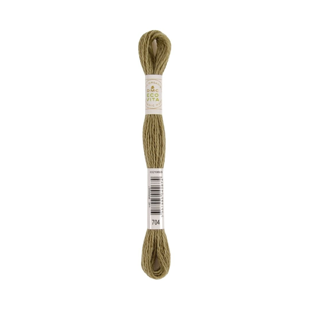 DMC Eco Vita Naturally Dyed Organic Wool Embroidery Thread (704)