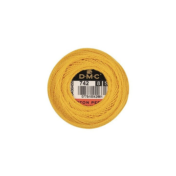 DMC Coton Perlé 8 Embroidery Thread (742)
