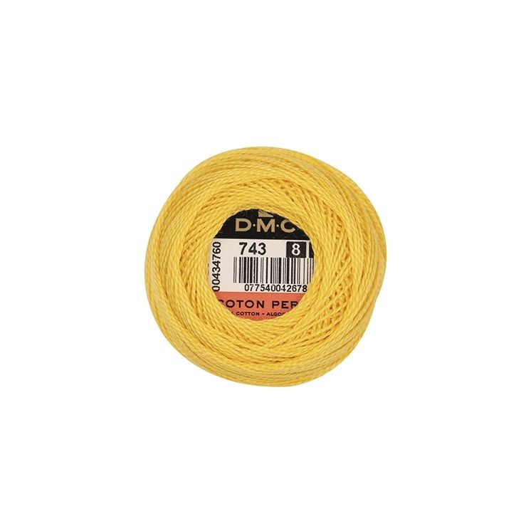 DMC Coton Perlé 8 Embroidery Thread (743)