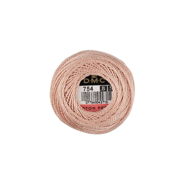 DMC Coton Perlé 8 Embroidery Thread (754)