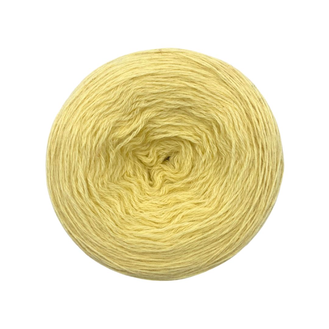 Handmayk Pure Wool Lace Yarn (Light Yellow)