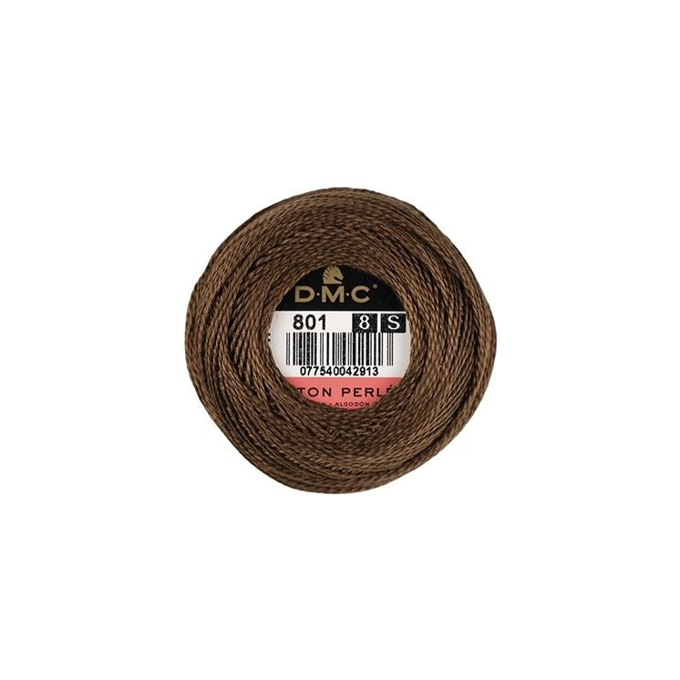 DMC Coton Perlé 8 Embroidery Thread (801)
