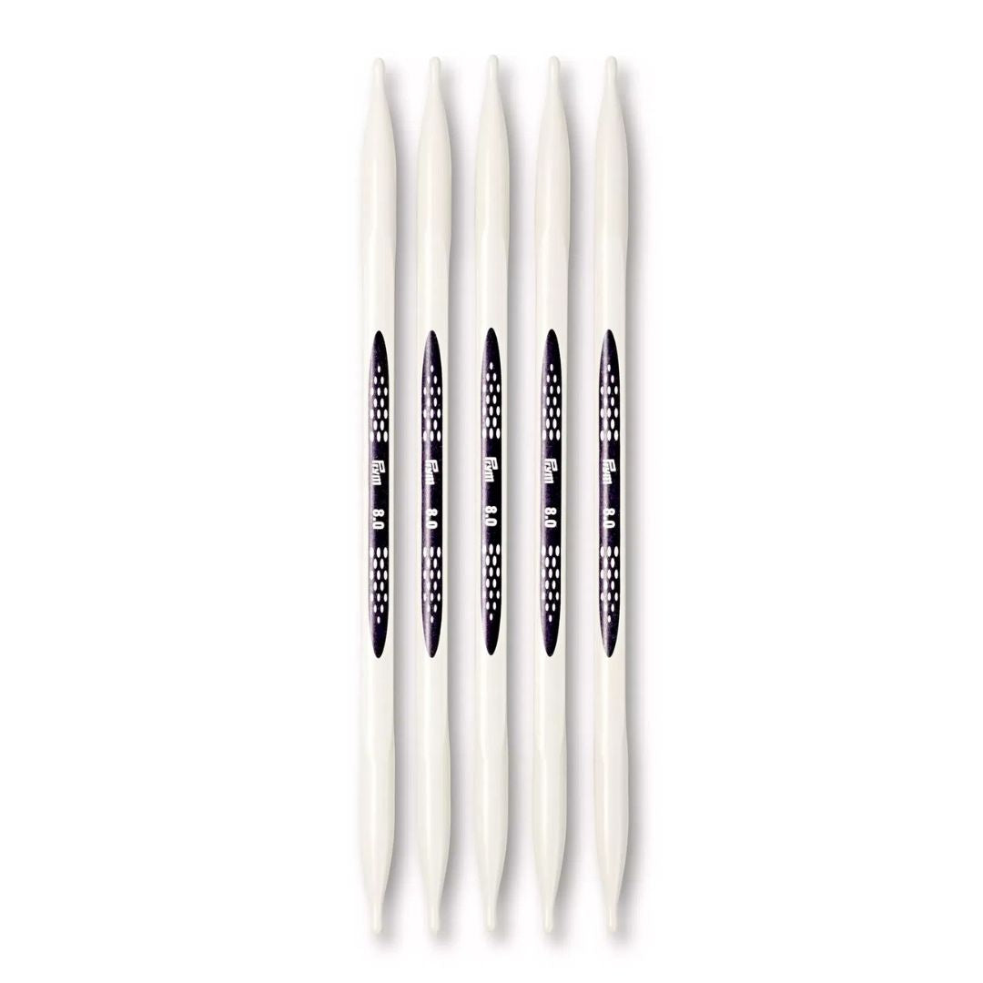 Prym Ergonomics Double Point Knitting Needles (20cm) (8mm)