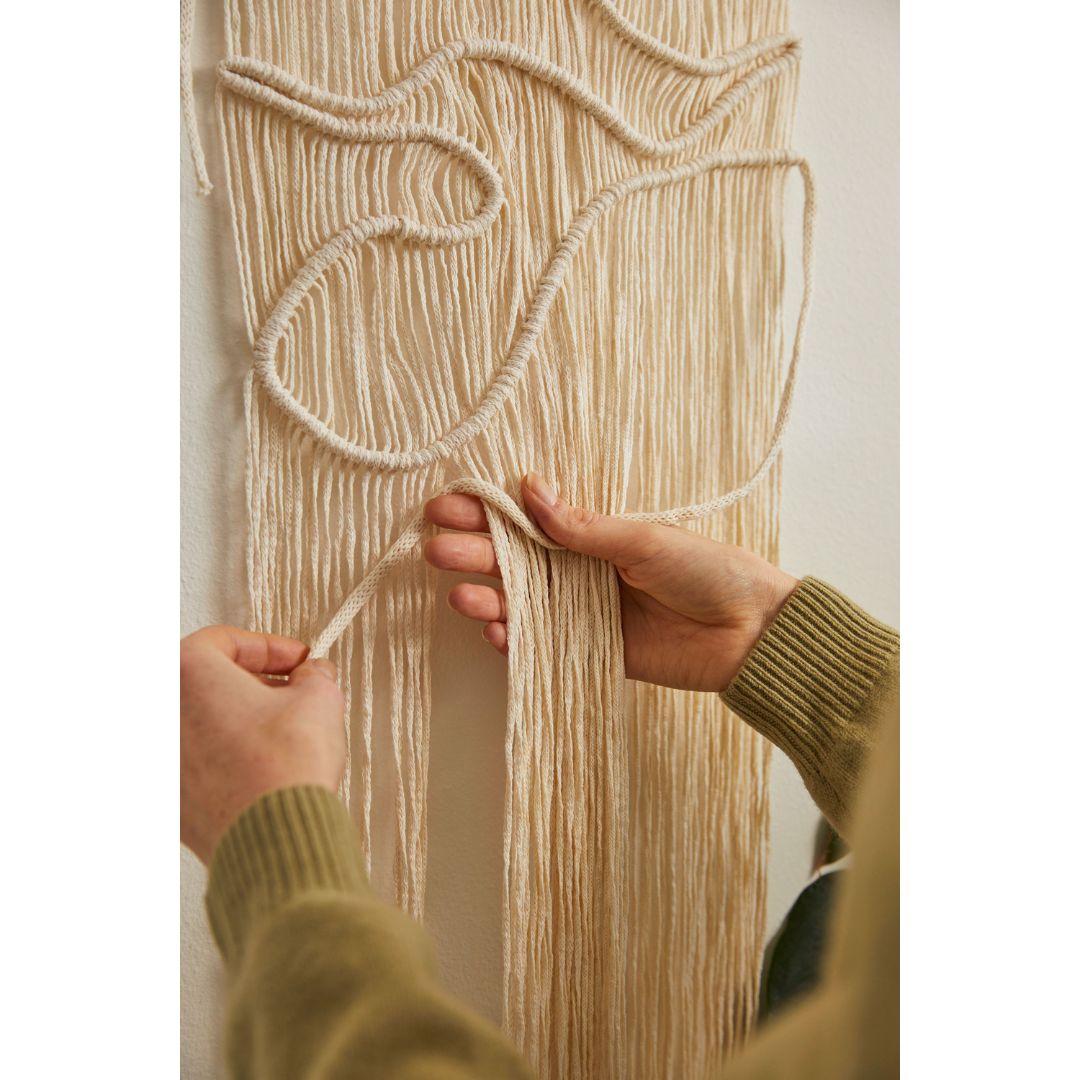 DMC Macramé Kit - Gift of Stitch (Knotted Waves)